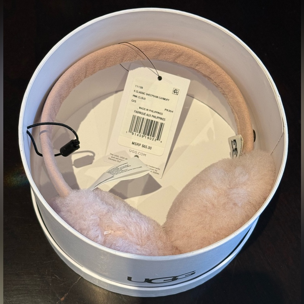 UGG Blush Shearling Earmuffs